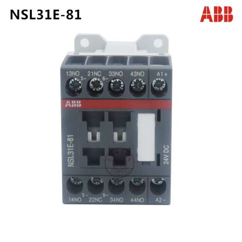 正品ABB中间继电器NSL31E-81*24VDC 假一罚十 物料号：10084258