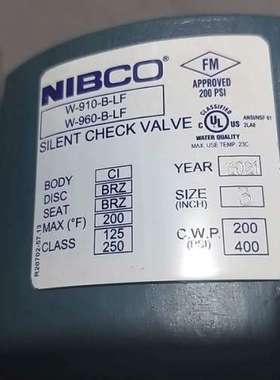 NIBCO，W-910-B-LF，全新带包装，实物拍照，有懂