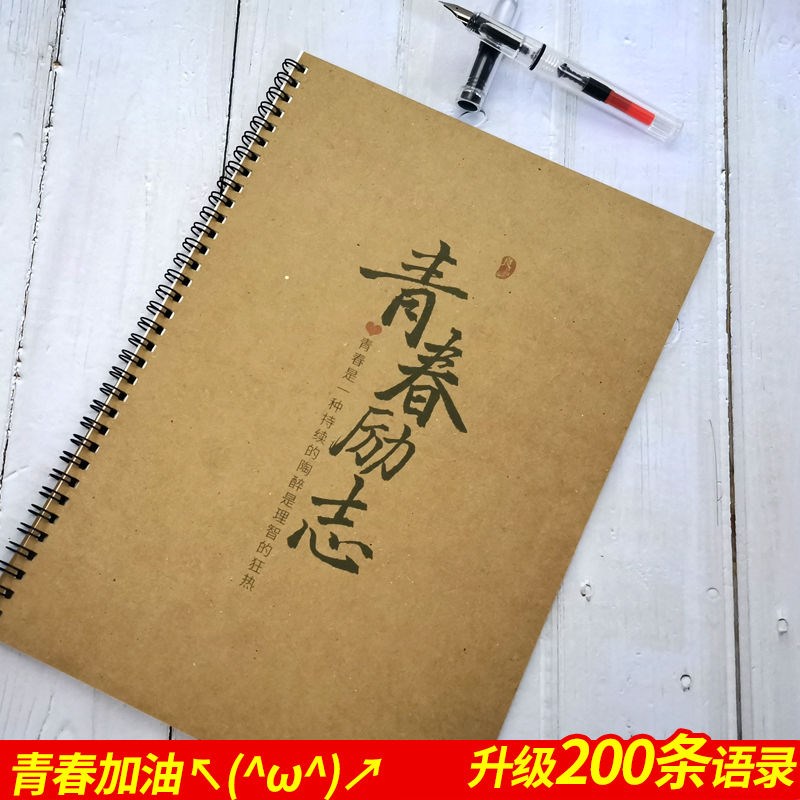 青春励志经典语录成人男女生大学生楷书情书翩翩体钢笔临摹练字帖-封面