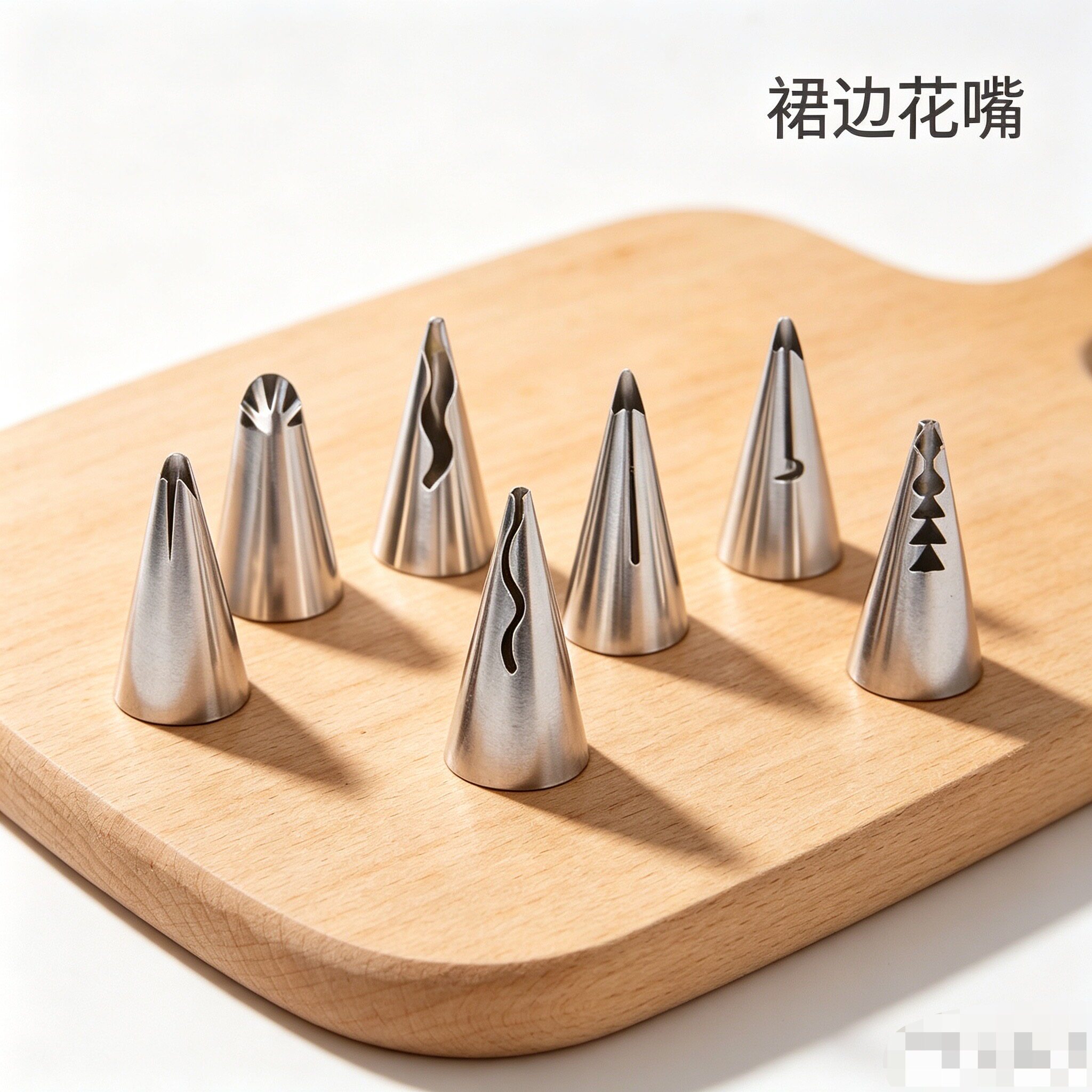 烘焙工具 韩式裙边裱花嘴不锈钢裱花嘴/裱花枪/裱花