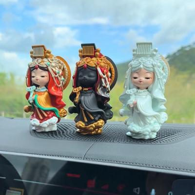 海神文创妈祖娘娘手办护身符圣杯摆件福福贴贴妈祖神像盲盒湄洲岛