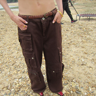 老虎上上山 裤 买手店 纯色立体多口袋工装 OkeeMood