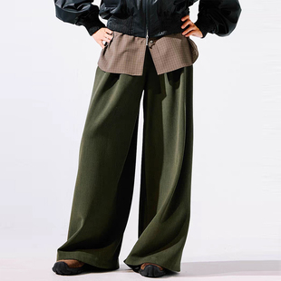 COMMXN COMMXN 25AW 大步走毛呢阔腿裤 老虎上上山 买手店