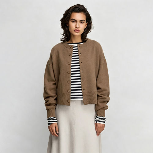 extreme cashmere 26PF n°170 chou 圆领开衫上衣 老虎上上山