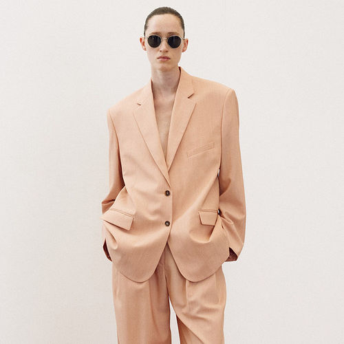 RECTO早春新款单排扣西装外套