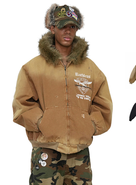 Protocol Index 25AW 马伯骞同款可拆卸毛领外套 老虎上上山