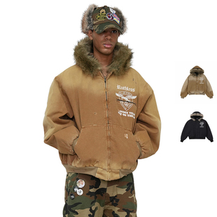 Protocol Index 25AW 马伯骞同款可拆卸毛领外套 老虎上上山