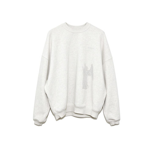 Roaring Wild 26AW 秋冬新款浅花灰angel卫衣 老虎上上山