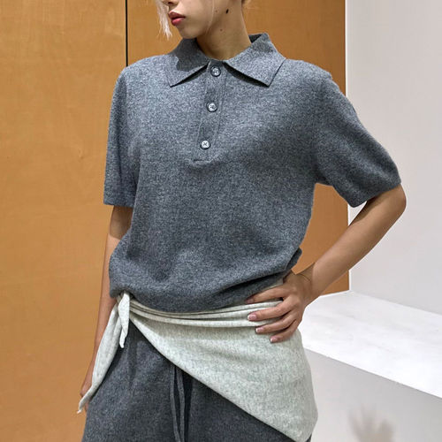 entire studios 26FW 短袖针织Polo衫 老虎上上山 买手店
