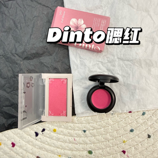小猴子推荐！韩国dinto单色哑光腮红小样柔雾丝绒自然562试色