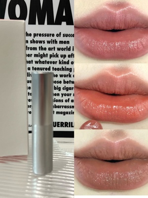 水花川行口红小样唇膏裸色