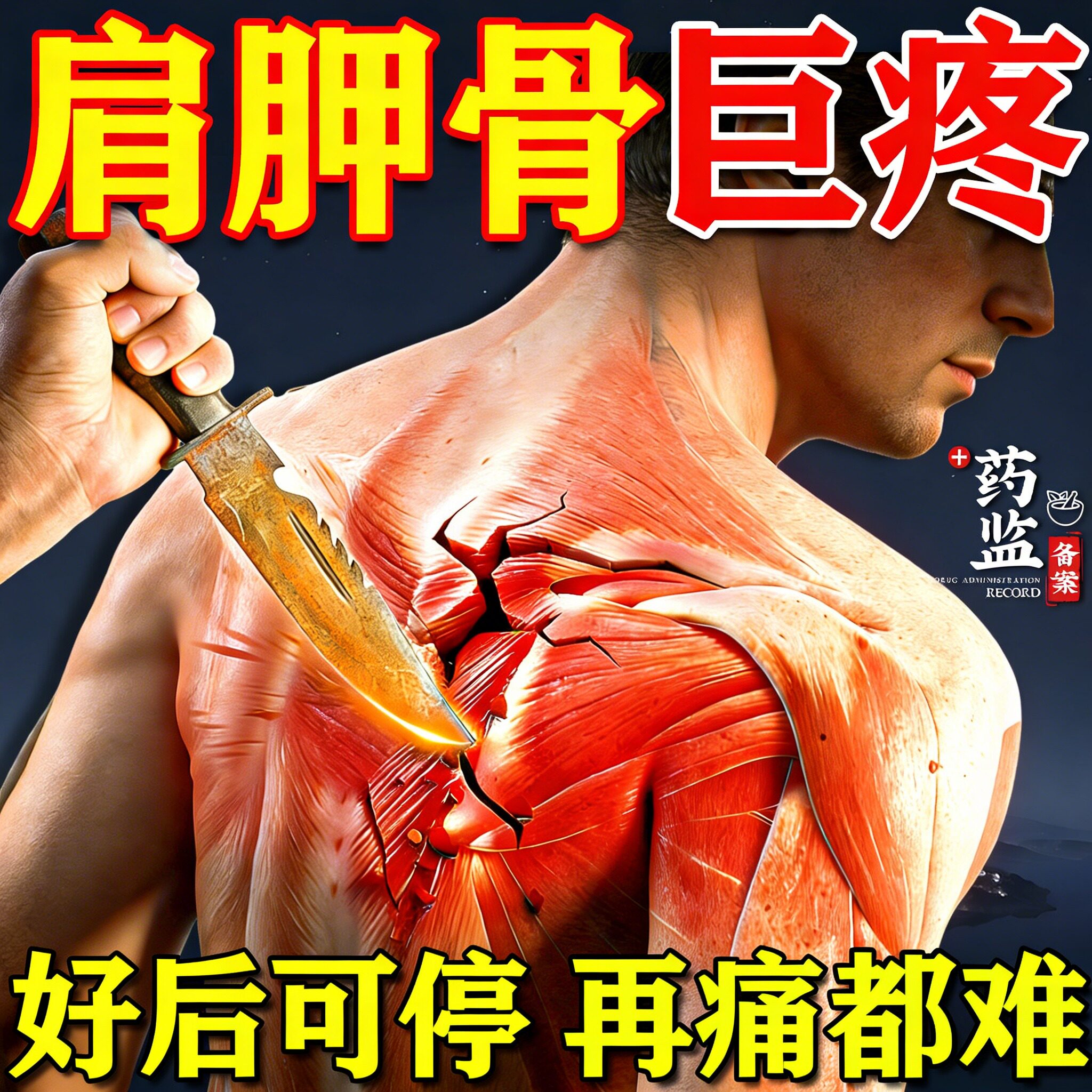 内廷上用肩颈劳损膏药贴
