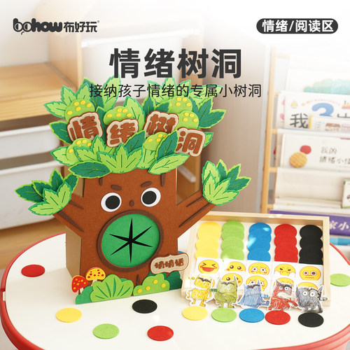 布好玩幼儿园情绪认知教具