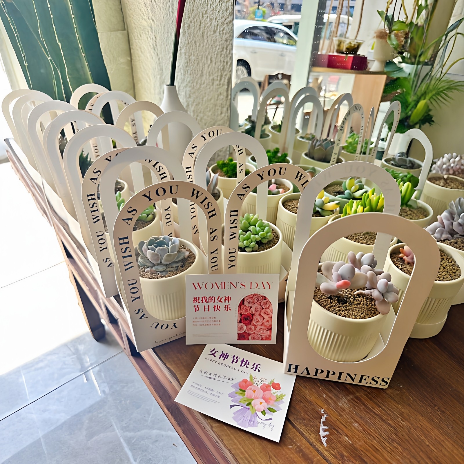 多肉礼品盒三八妇女节女神节礼物