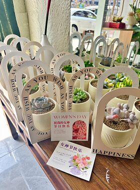 多肉礼品盒三八妇女节女神节礼物
