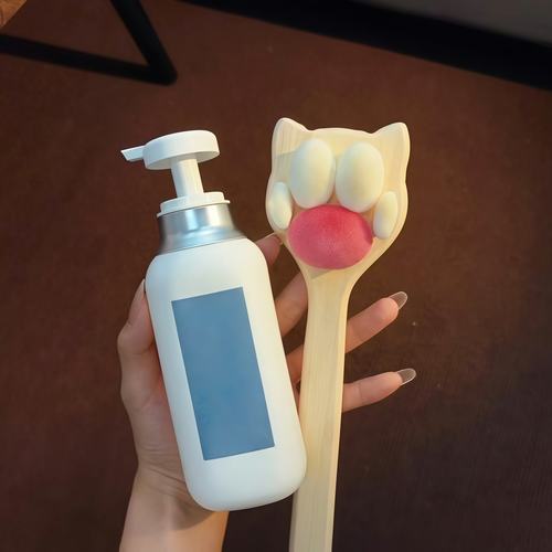 后背身体毛刷可爱猫爪刷子洗脸