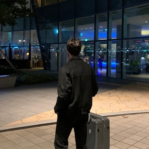 706-2-CJP1125-P115  春季韩版男士麂皮绒短款夹克宽松翻领外套图片