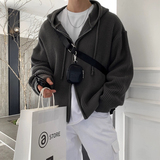 706-2-MY1090-P65特P秋冬男士慵懒风拉链针织衫开衫毛衣外套，男装针织衫/毛衣，星座706-2