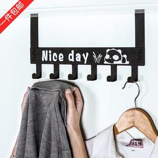 。门铁艺门挂后面的挂衣钩浴室衣服挂背后衣帽架门上框TVQ的早挂