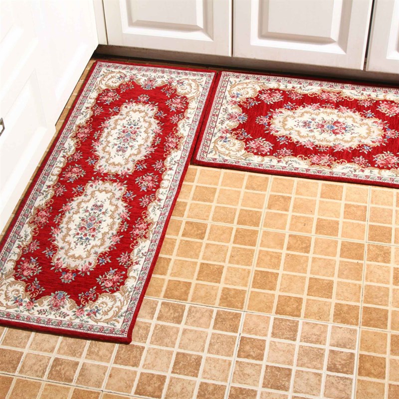 欧式厨房地垫f浴室防滑厅条床边家用门长入户脚垫加地长垫吸水