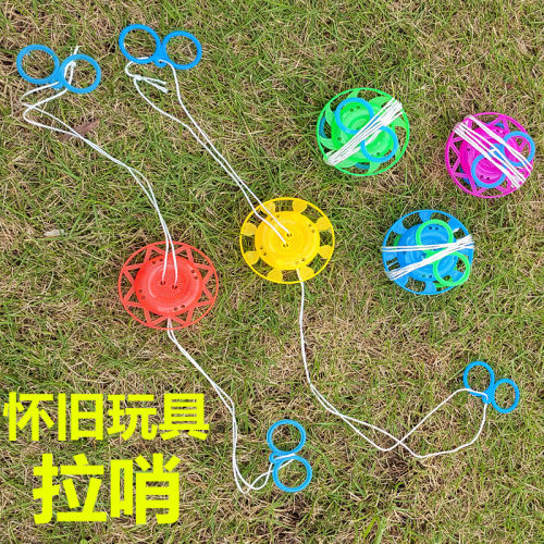 旋转发光拉线飞轮拉哨