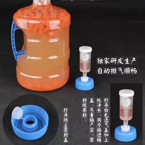 自酿葡萄酒米酒排气阀家用纯净水桶单向阀腌制蔬菜水果酵素出口