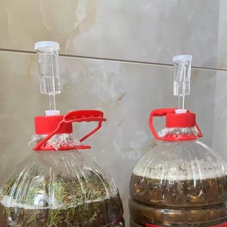 家用自酿药酒单向排气阀 适用农夫山泉19L升水桶酿酒发酵防爆水封