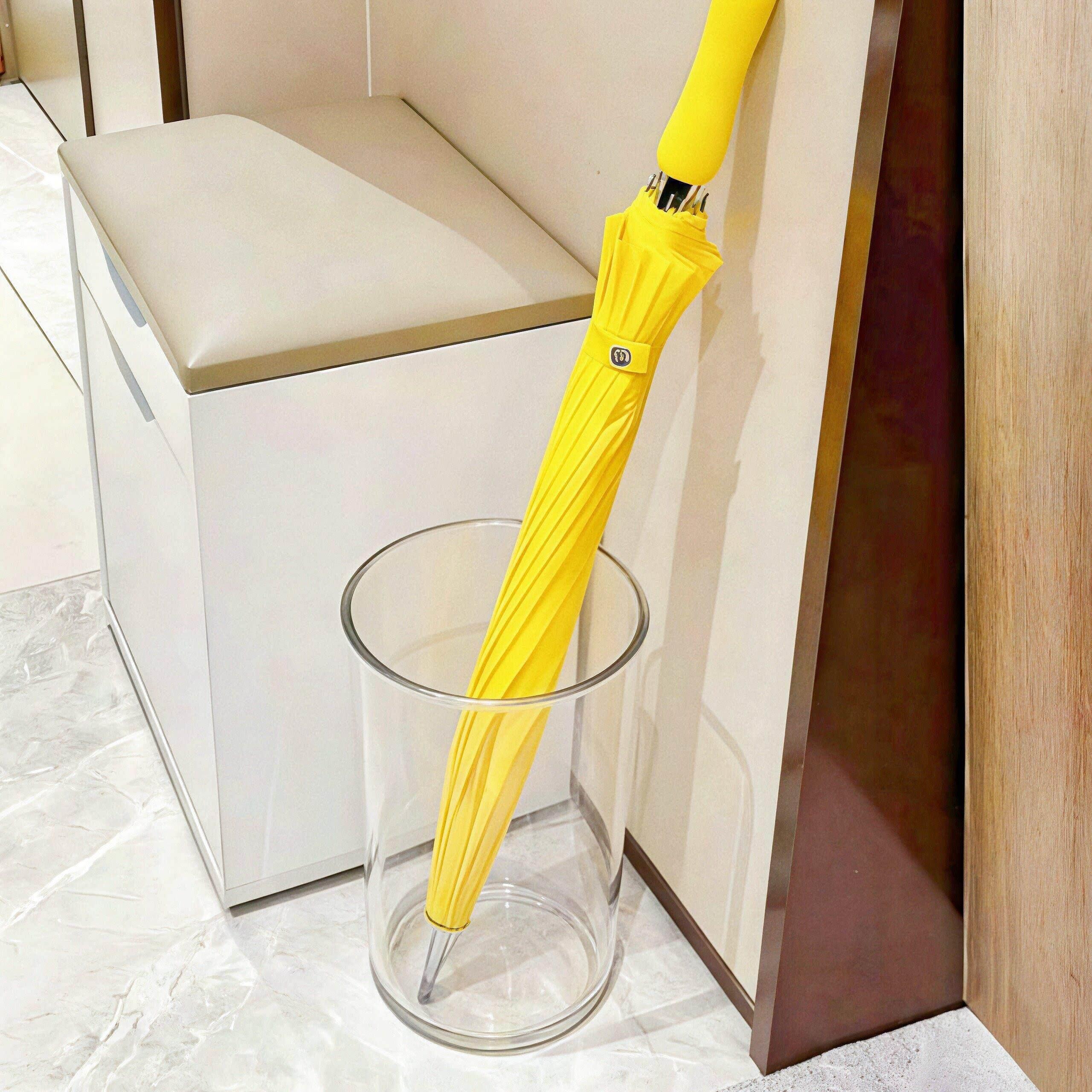 透明门口雨伞收纳桶高颜值雨伞收纳架家用门口可沥水雨伞收纳神器图片