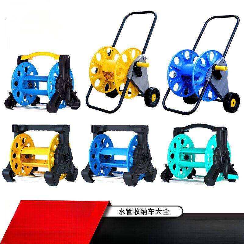 水管收卷器缠水管收纳架卷管器软管收卷盘管器绕管架转盘轮收管子