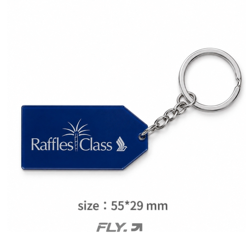 Raffles Class商务亚克力钥匙扣航司梗挂件行李箱包包挂饰个性