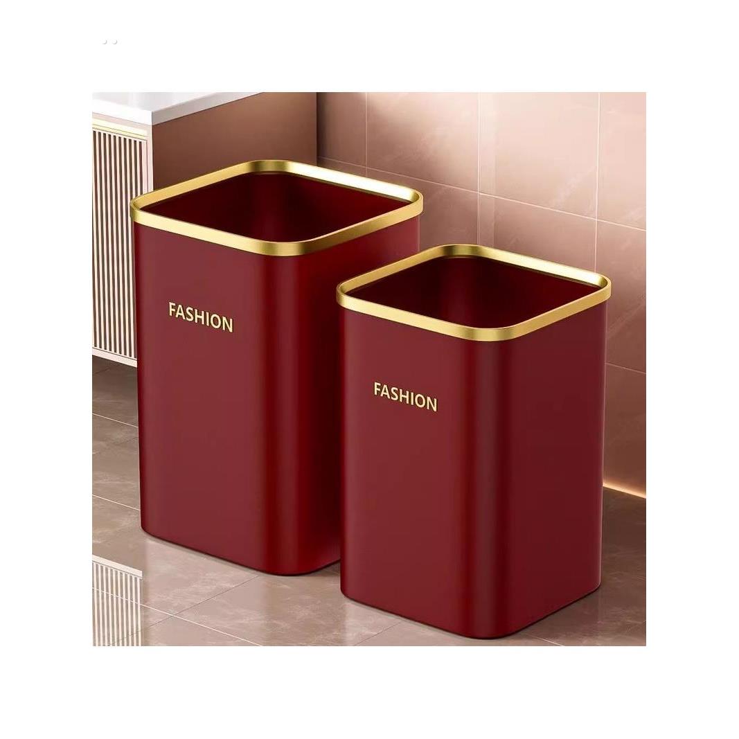 结婚压圈垃圾桶喜庆家用大容量红色婚房上档次卧室卫生间厨房专用
