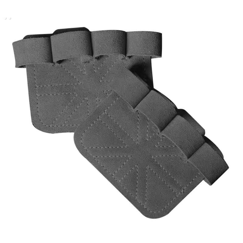 撸铁护掌健身手套引力向上握力带四指单杠辅助训练装备防滑防起茧