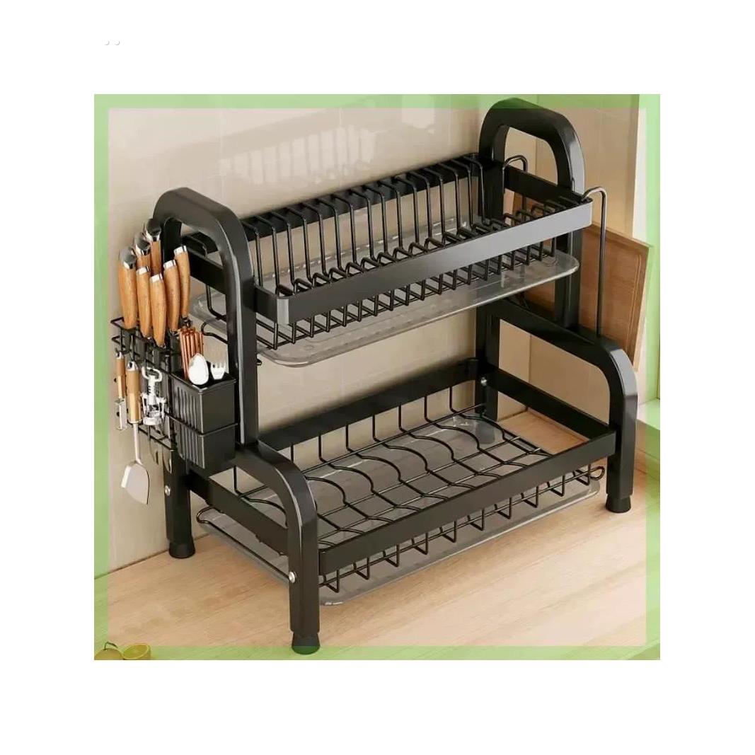 厨房碟架排水架橱柜储物架家用台面多功能餐具储物架盒