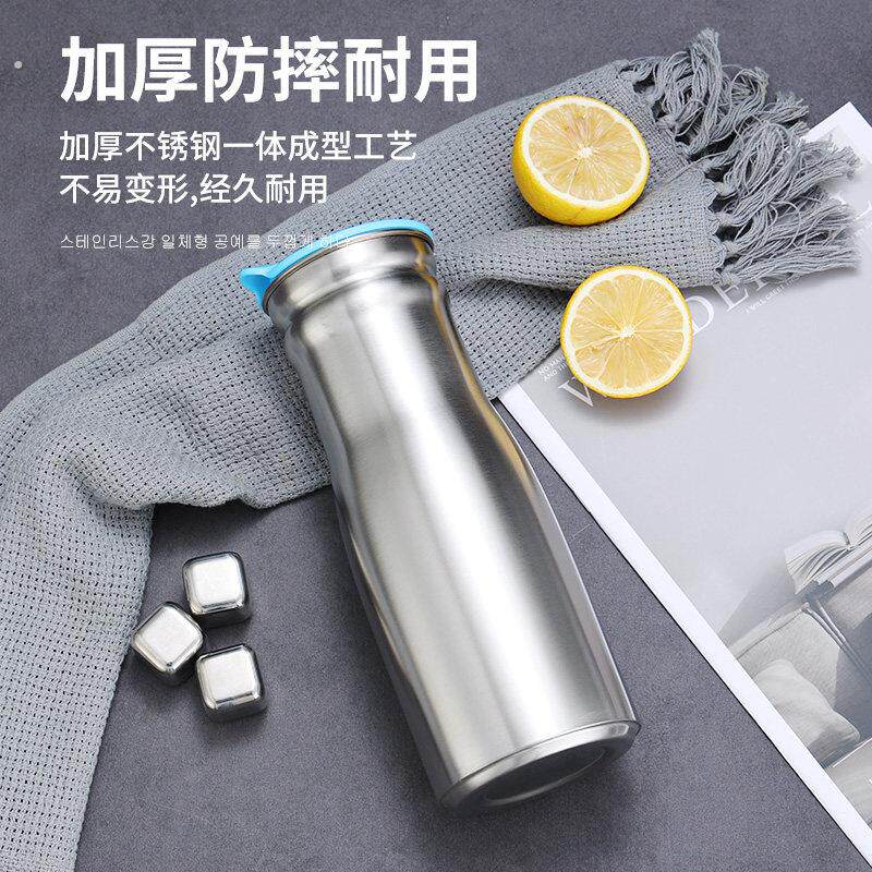 韩式不锈钢冷水壶家用凉水壶餐厅茶水壶咖啡壶酒店保温水壶大容量