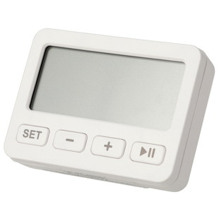 NITORI宜得利家居 厨房计时器提醒器白色学生时间管理器做题闹钟