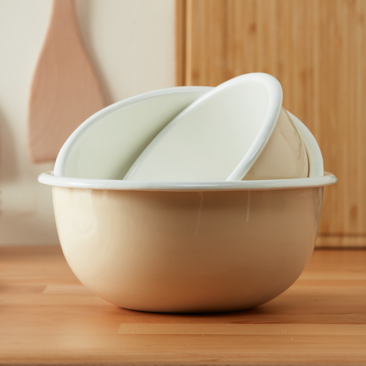 NITORI宜得利家居珐琅带盖厨用碗