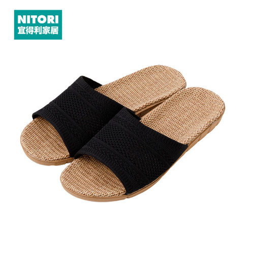 NITORI宜得利家居编织麻底拖鞋