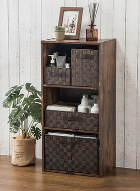 NITORI宜得利家居置物架落地多层收纳篮卧室家用PP篮TCS2