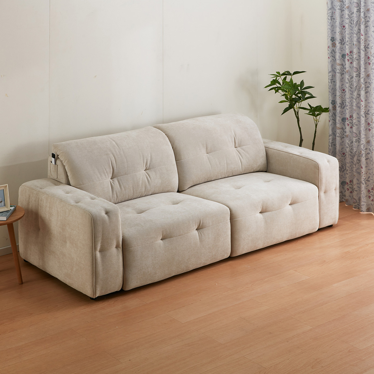 NITORI宜得利家居电动布艺沙发