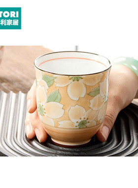 NITORI宜得利家居 日本制有谷窑日式茶杯釉下彩5pcs套装