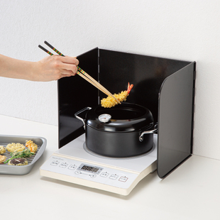 防油挡板炒菜防油溅厨房灶台可折叠挡油板IW02 NITORI宜得利家居