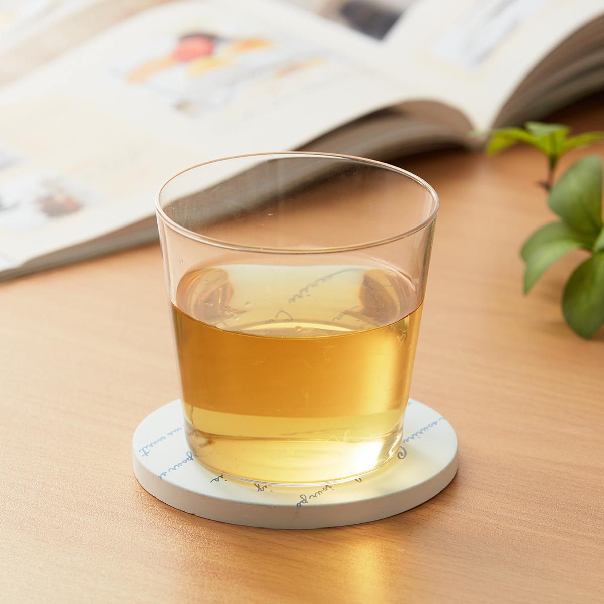 NITORI宜得利家居 耐高温咖啡杯牛奶杯办公室家用喝水耐热玻璃杯