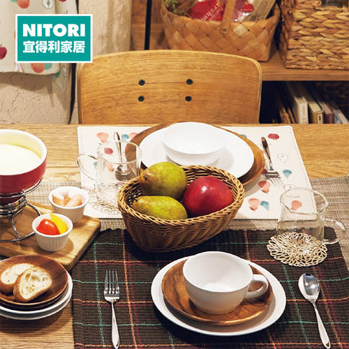 NITORI宜得利家居椭圆收纳篮