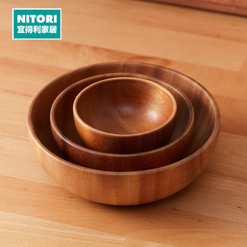 NITORI宜得利家居南美胡桃木碗