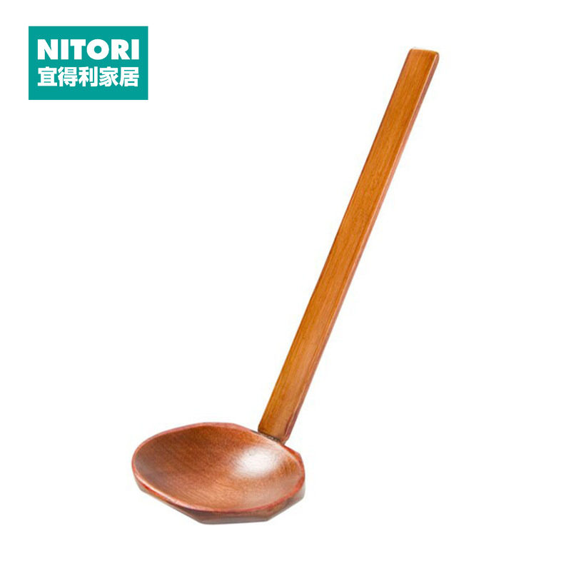 NITORI宜得利家居简木制大汤勺图片