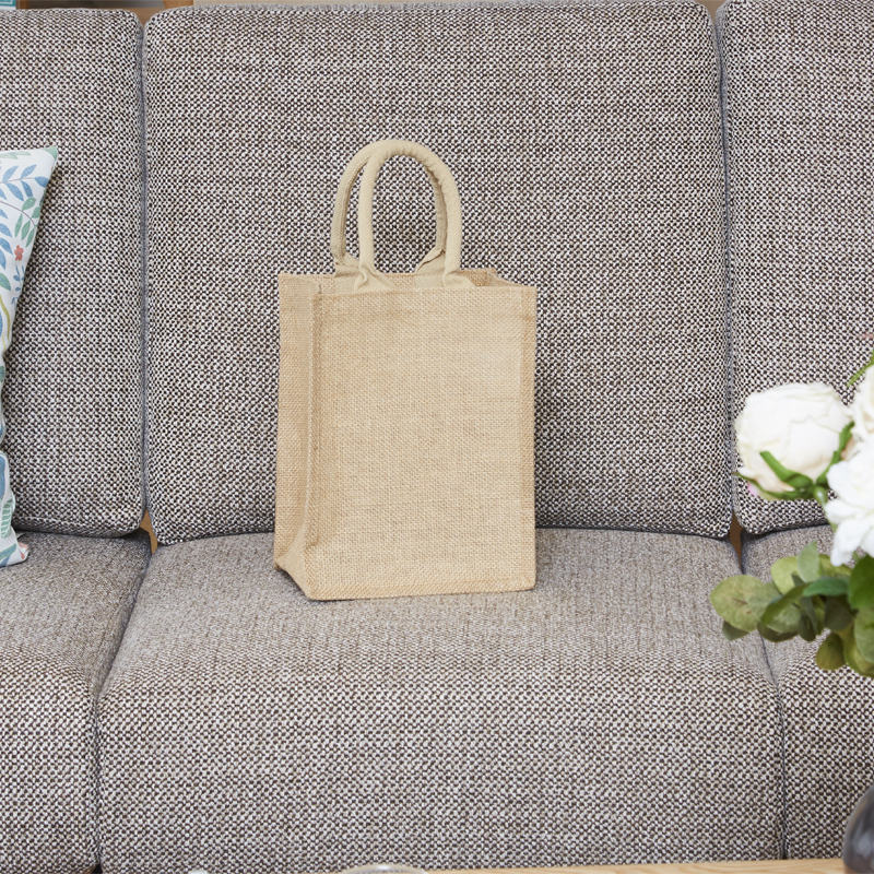 NITORI手提购物袋黄麻包