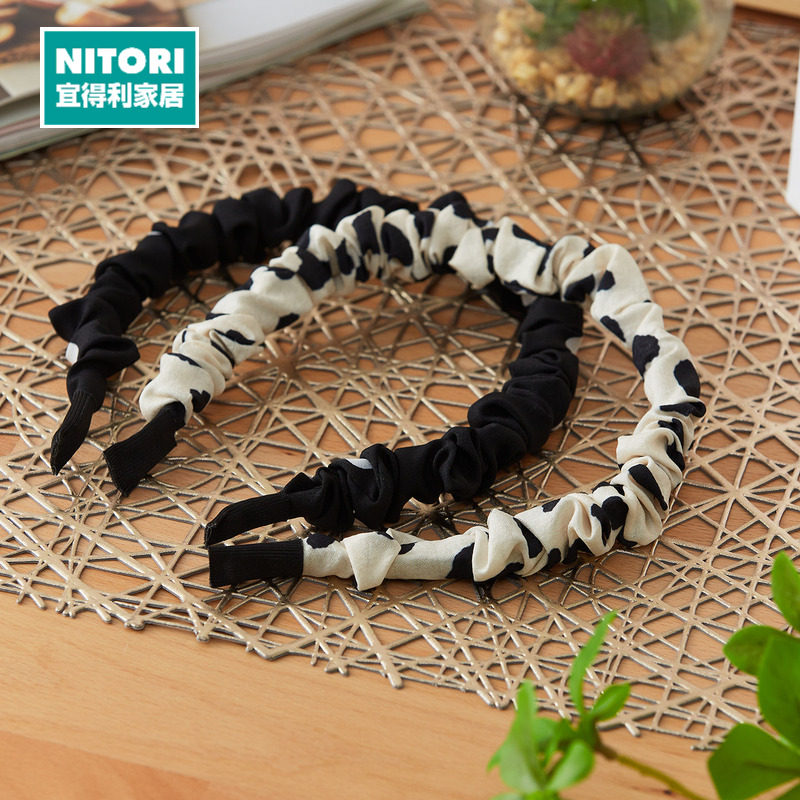 NITORI宜得利家居 ins风百搭头饰压发时尚外戴发箍套装