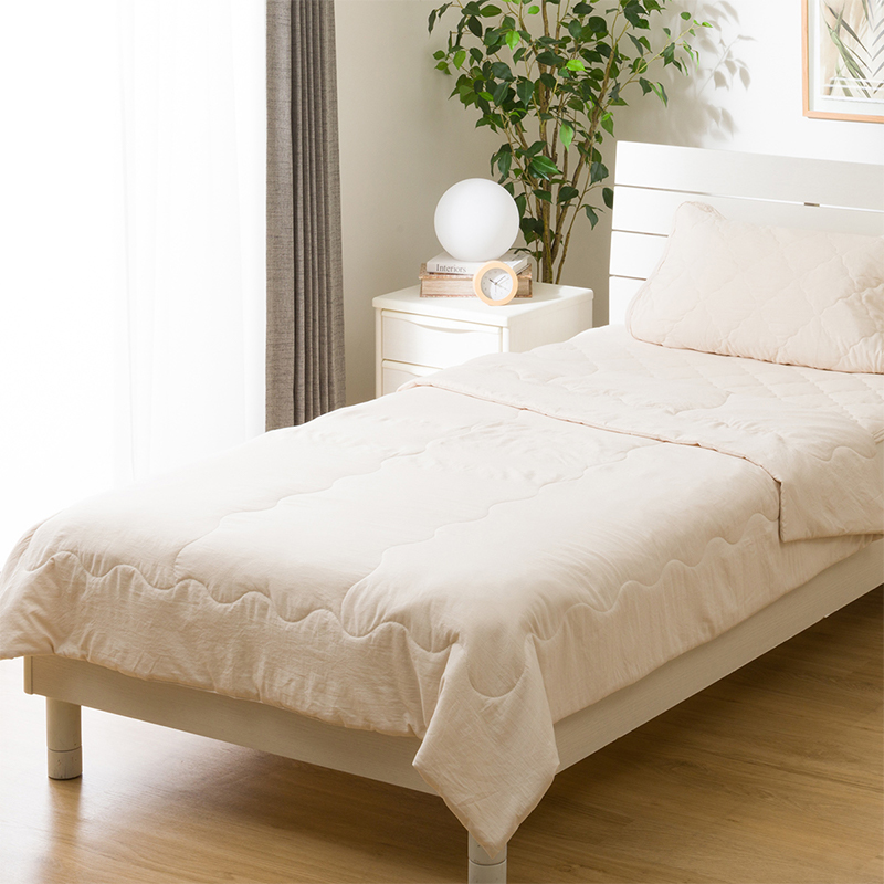 NITORI宜得利家居 床上用品家用宿舍新款单双人薄被 水洗波里