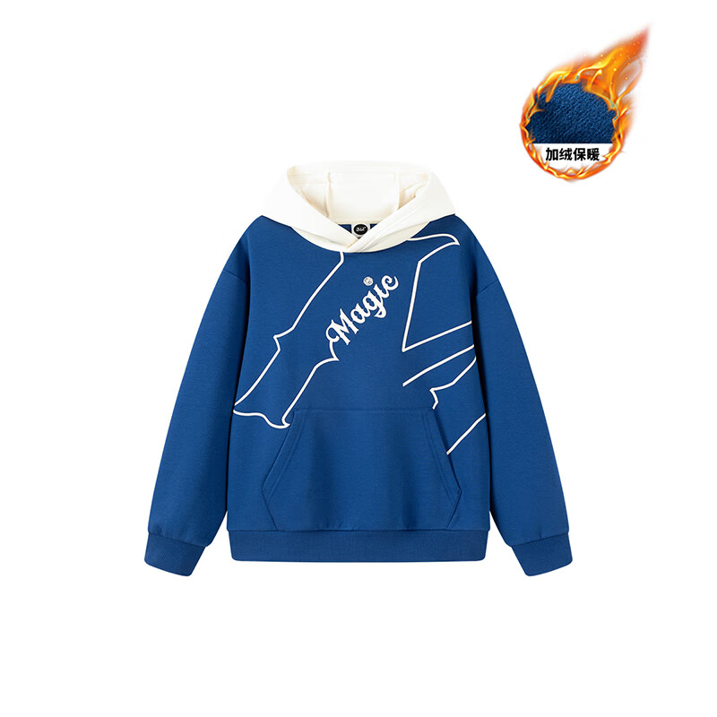 361°童装男童连帽卫衣加绒加厚