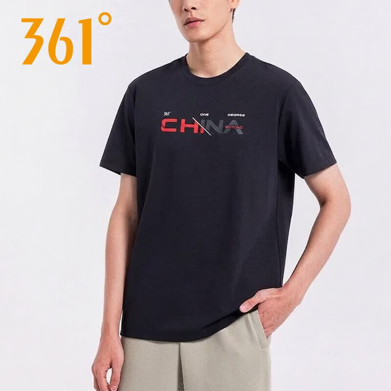 361°运动T恤男款透气短袖